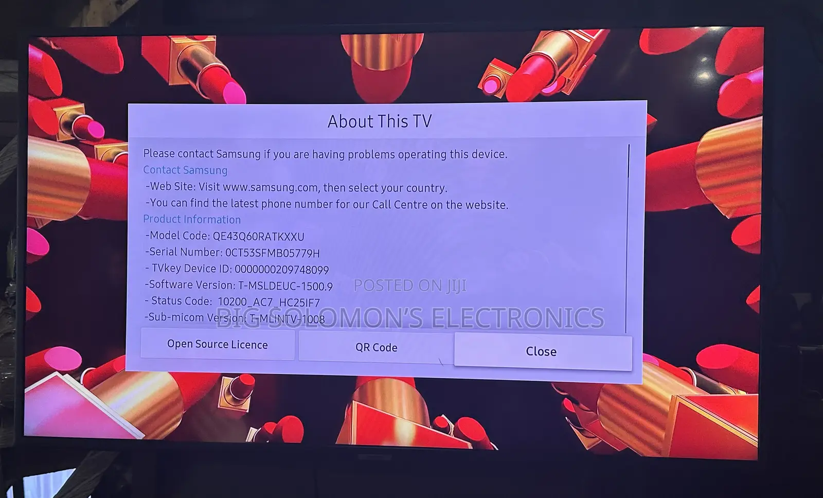 Samsung 43-Inch Qled Full Smart Tv