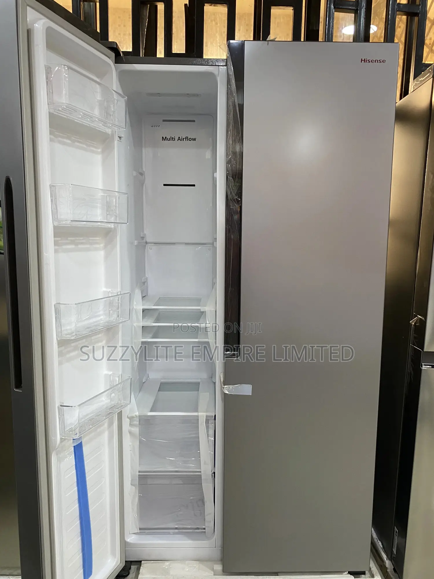 Hisense Side By Side Refrigerator Model: Ref67wsi 518 Liters
