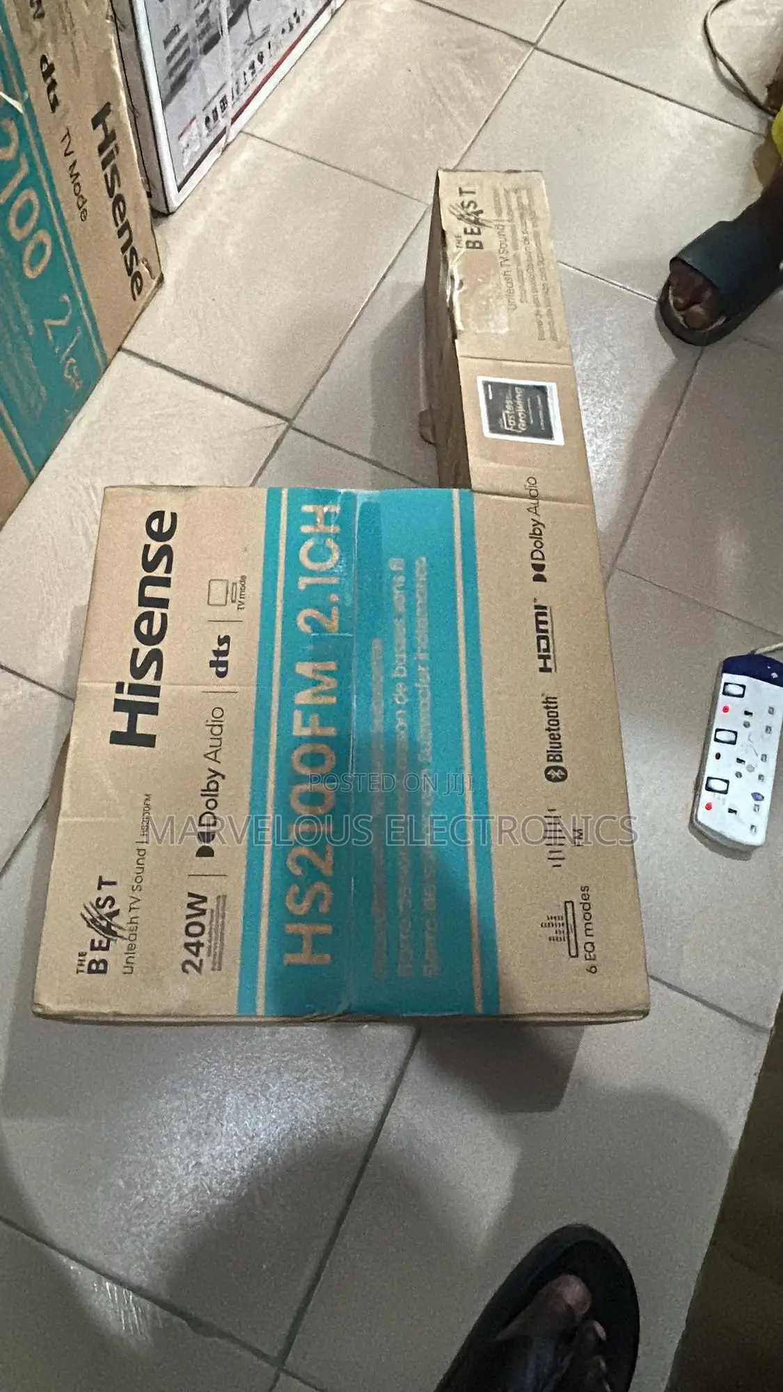 1month Used Super Clean Hisense 240wat Sound Bar Sound System Warranty
