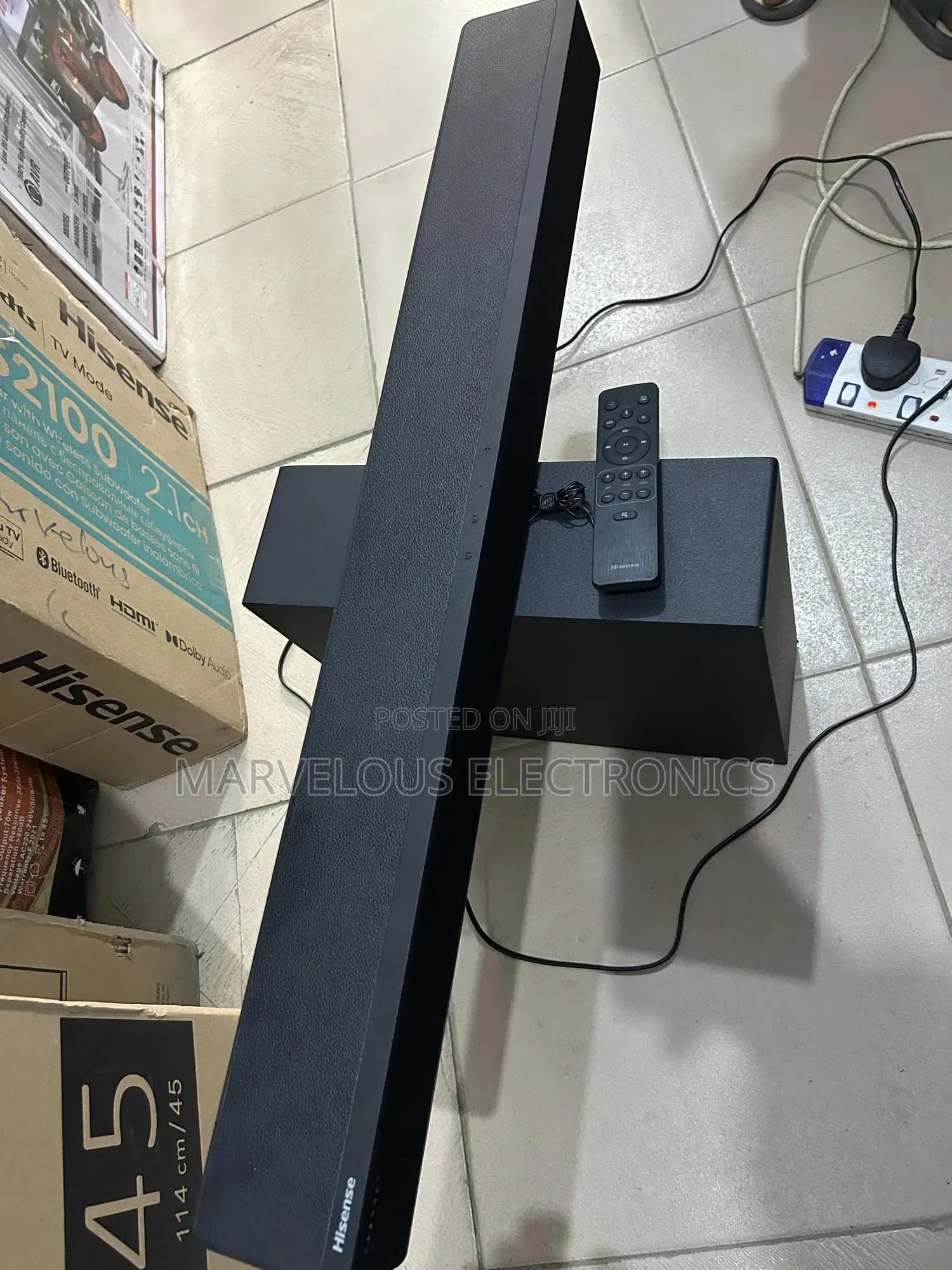 1month Used Super Clean Hisense 240wat Sound Bar Sound System Warranty