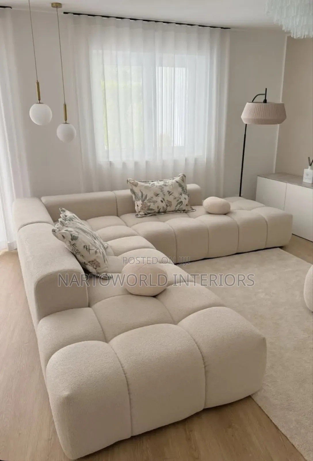 High Quality Luxury 6 Seaters L Shape Sofa Chair