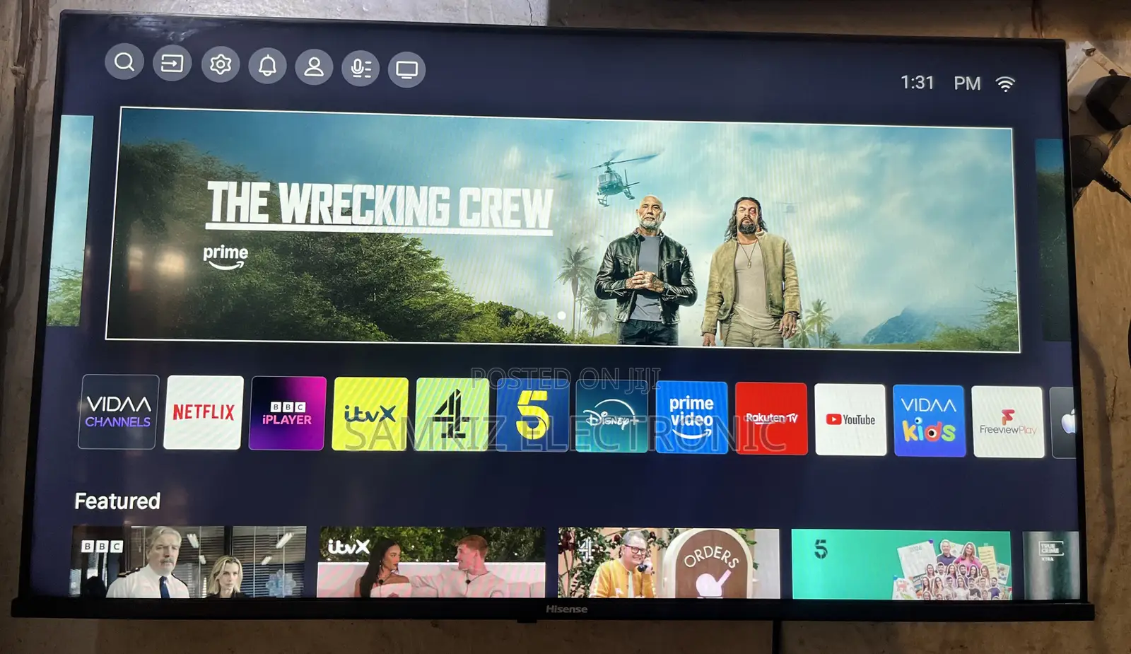 Hisense 40 Inch A4 2024 Latest Model Full Smart Tv With Free Netflix