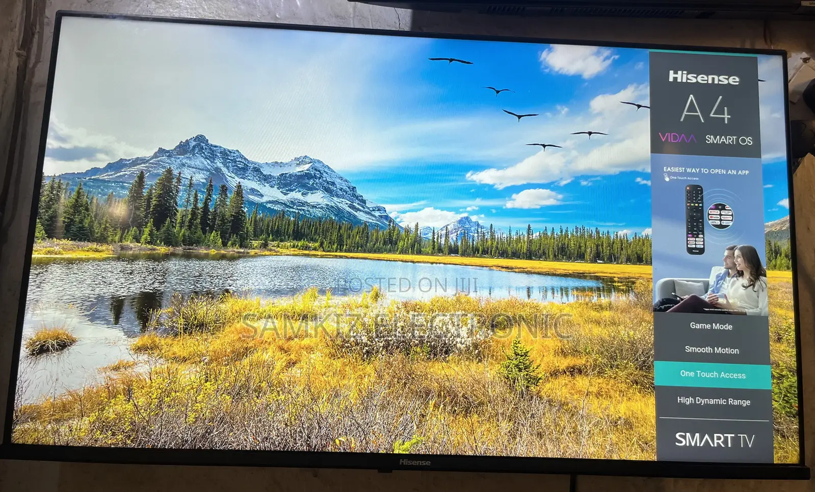 Hisense 40 Inch A4 2024 Latest Model Full Smart Tv With Free Netflix