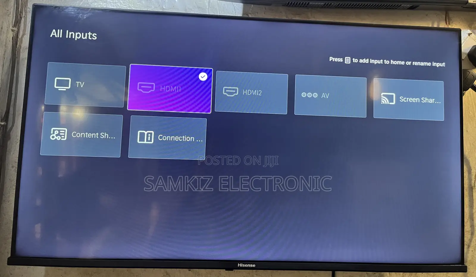 Hisense 40 Inch A4 2024 Latest Model Full Smart Tv With Free Netflix