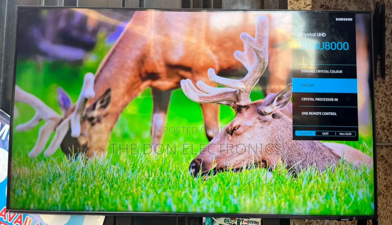 50 Inch Samsung Crystal Uhd Au800 (2021) Model Smart Tv