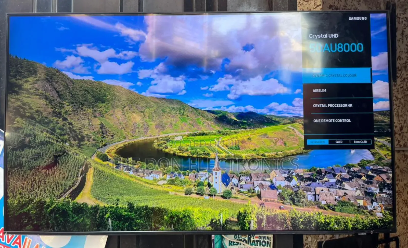 50 Inch Samsung Crystal Uhd Au800 (2021) Model Smart Tv