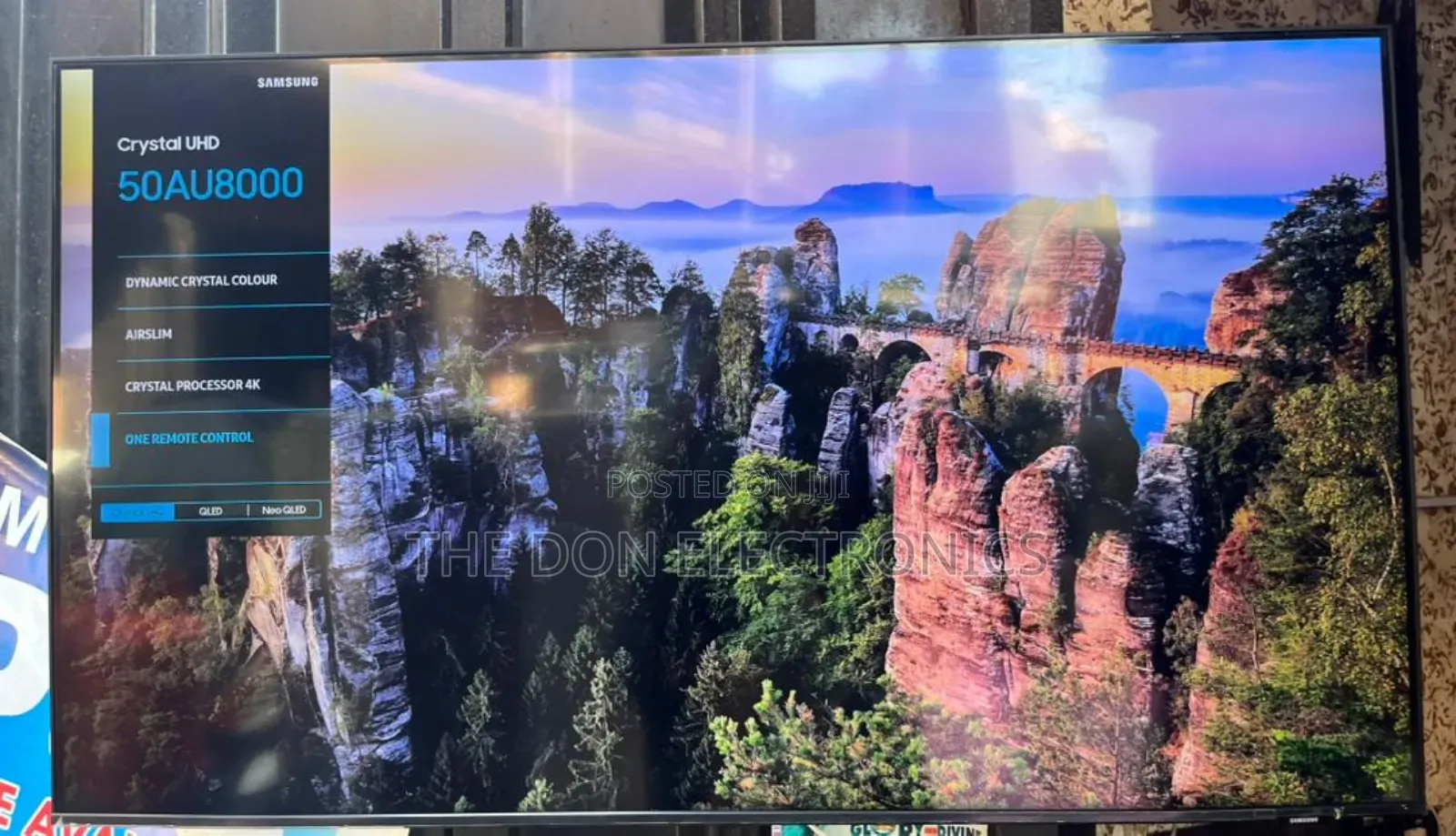 50 Inch Samsung Crystal Uhd Au800 (2021) Model Smart Tv