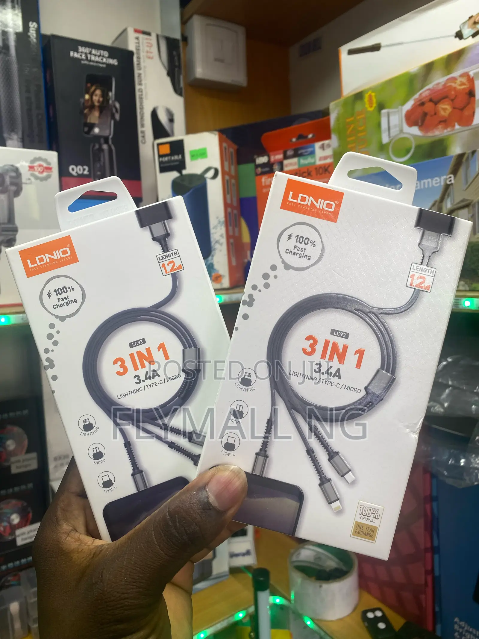 Ldnio Lc93 3-in-1 Fast Charging Cable