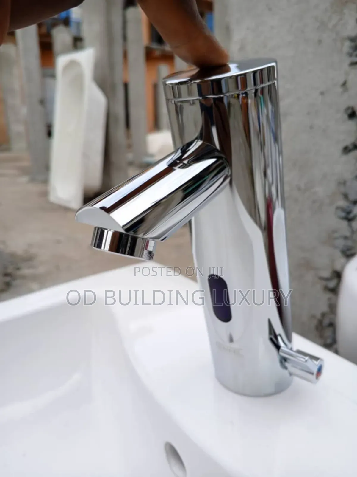 Chrome Automatic Sensor Faucet, Known as a Touchless Tap, Design