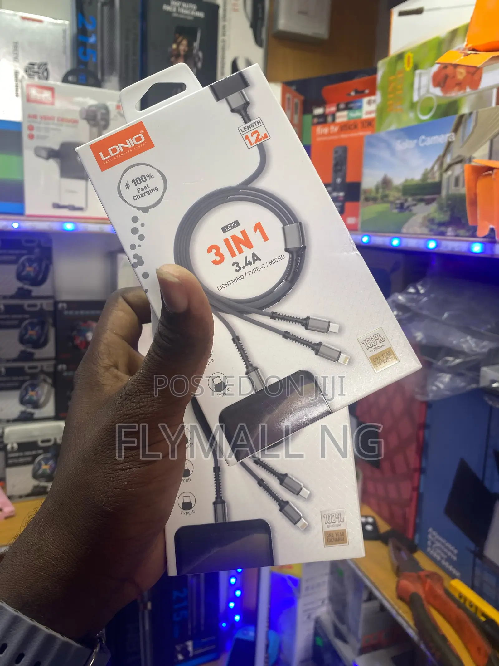 Ldnio Lc93 3-in-1 Fast Charging Cable