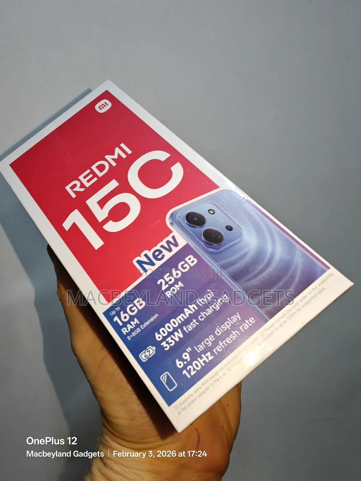New Xiaomi Redmi 15C 4G 256 GB Blue