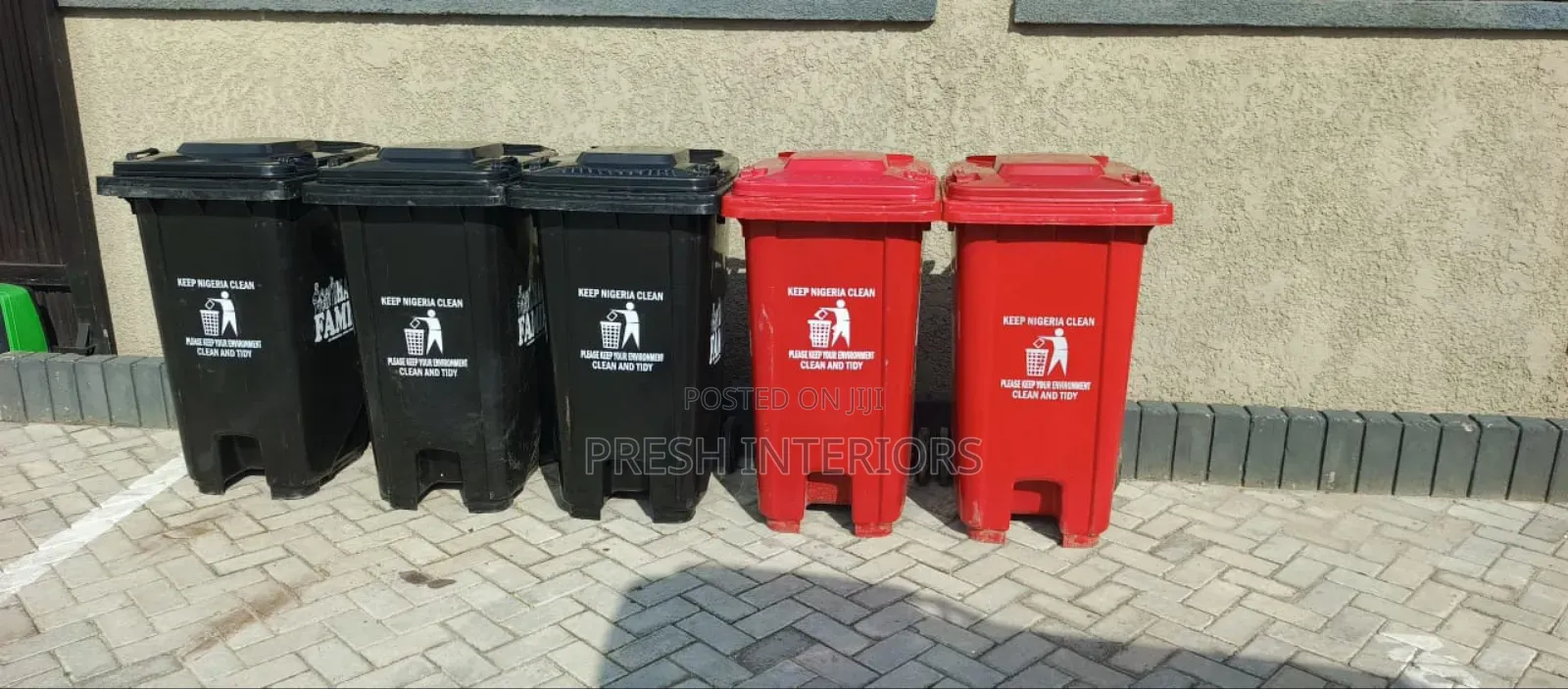 Red Colour 240liters Wast Bin Bucket