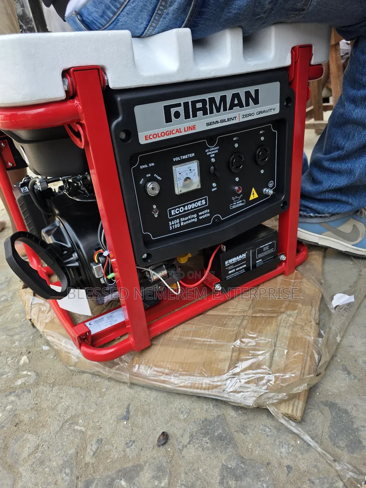 < 3.4kva Firman Petrol Generator Model Eco4990e2 100%Copper Coil