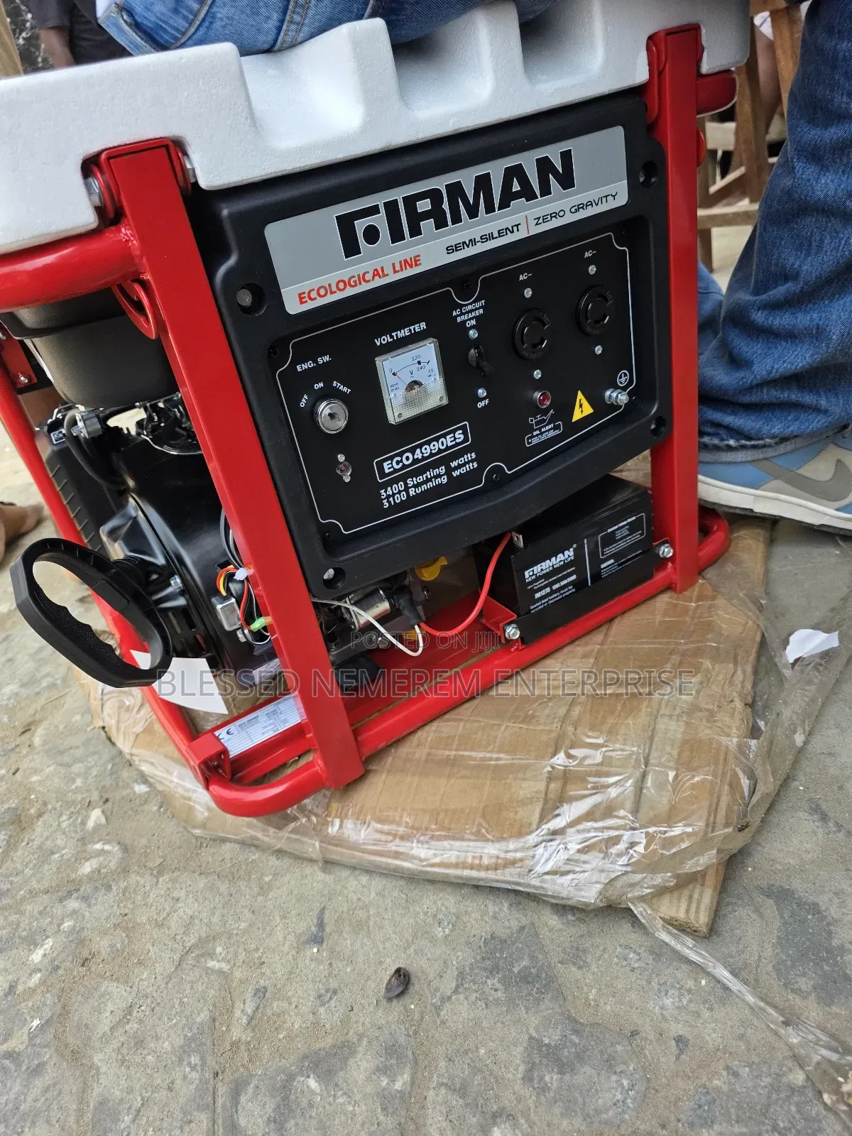 < 3.4kva Firman Petrol Generator Model Eco4990e2 100%Copper Coil