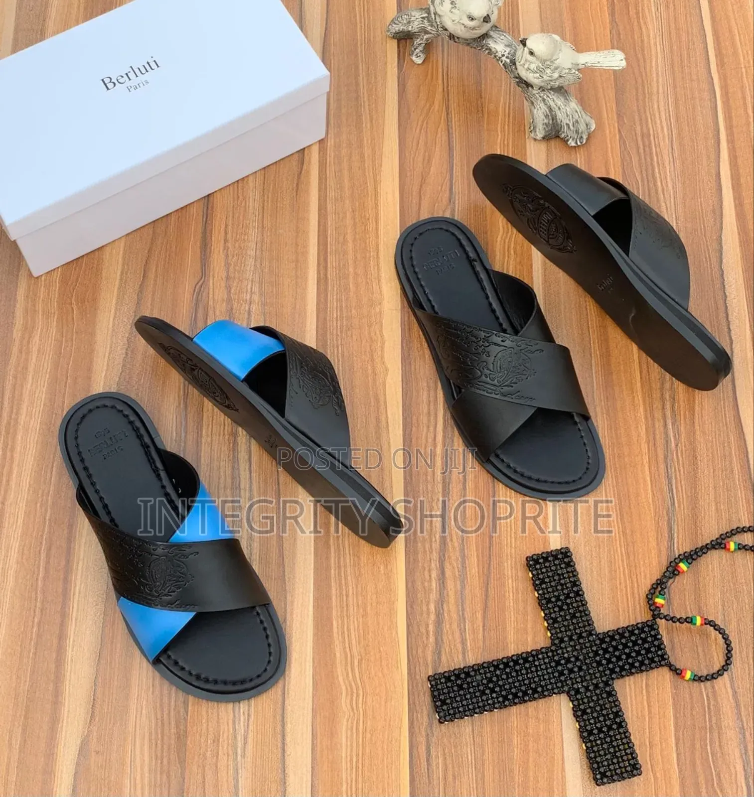 Berluti Leather Slippers