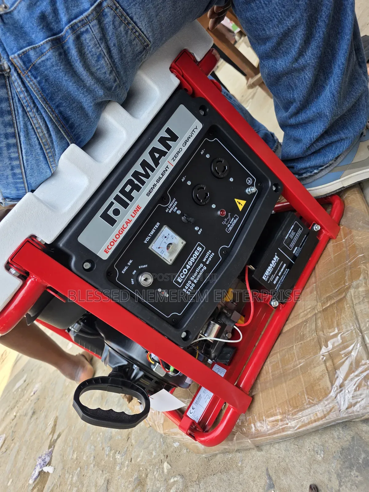 □■Powerful 4.5kva Firman Petrol Gen Model Eco4990e2 100%Copper Coil