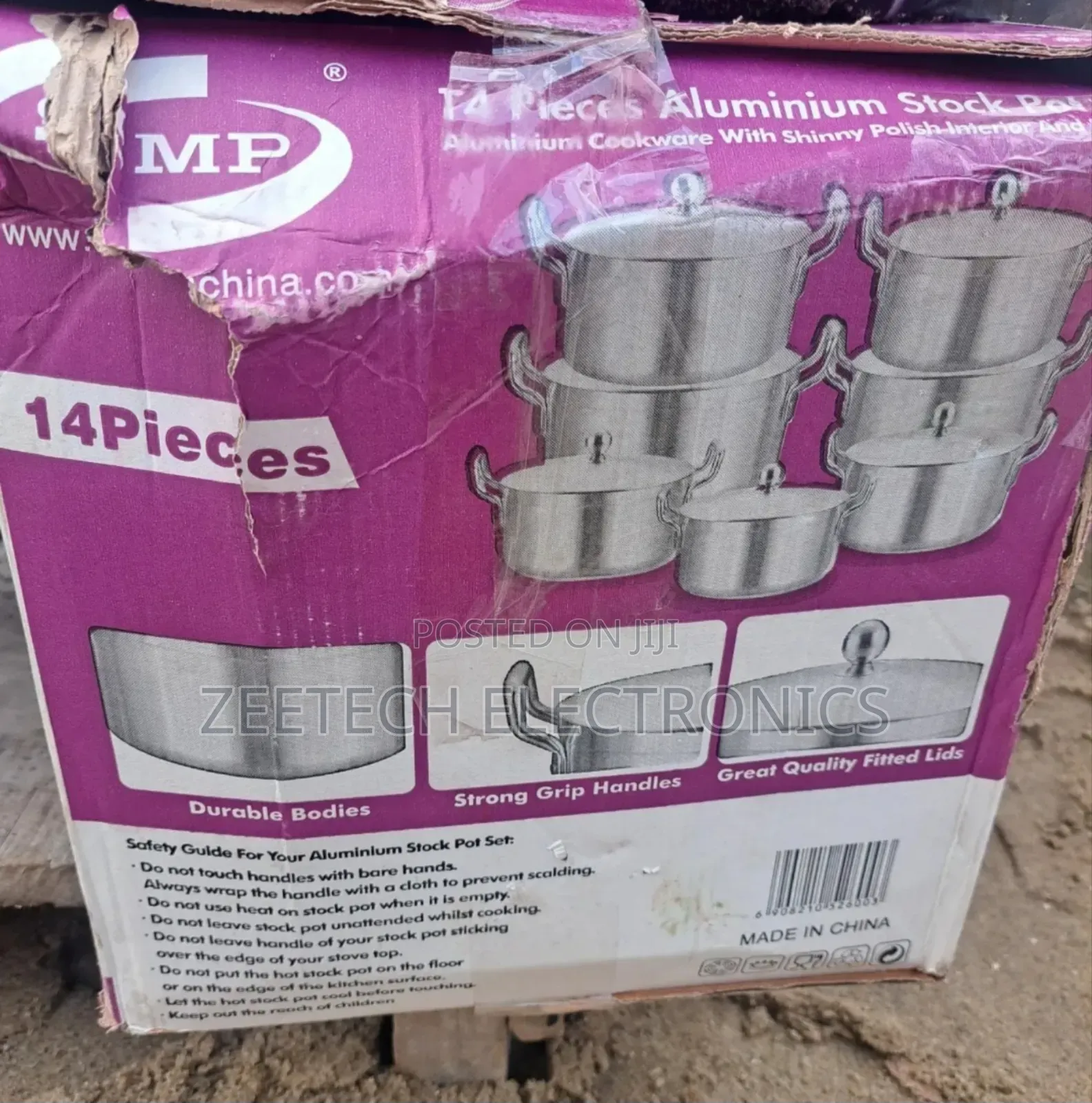 SMP 14-Piece Aluminum Stock Pot Set.