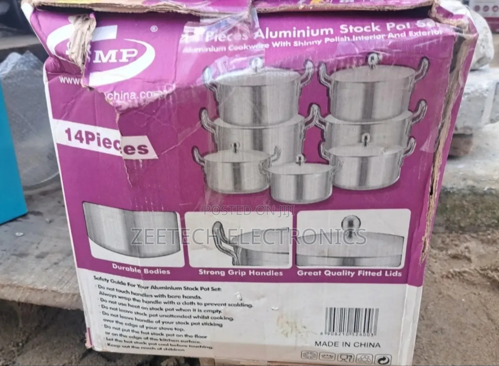 SMP 14-Piece Aluminum Stock Pot Set.