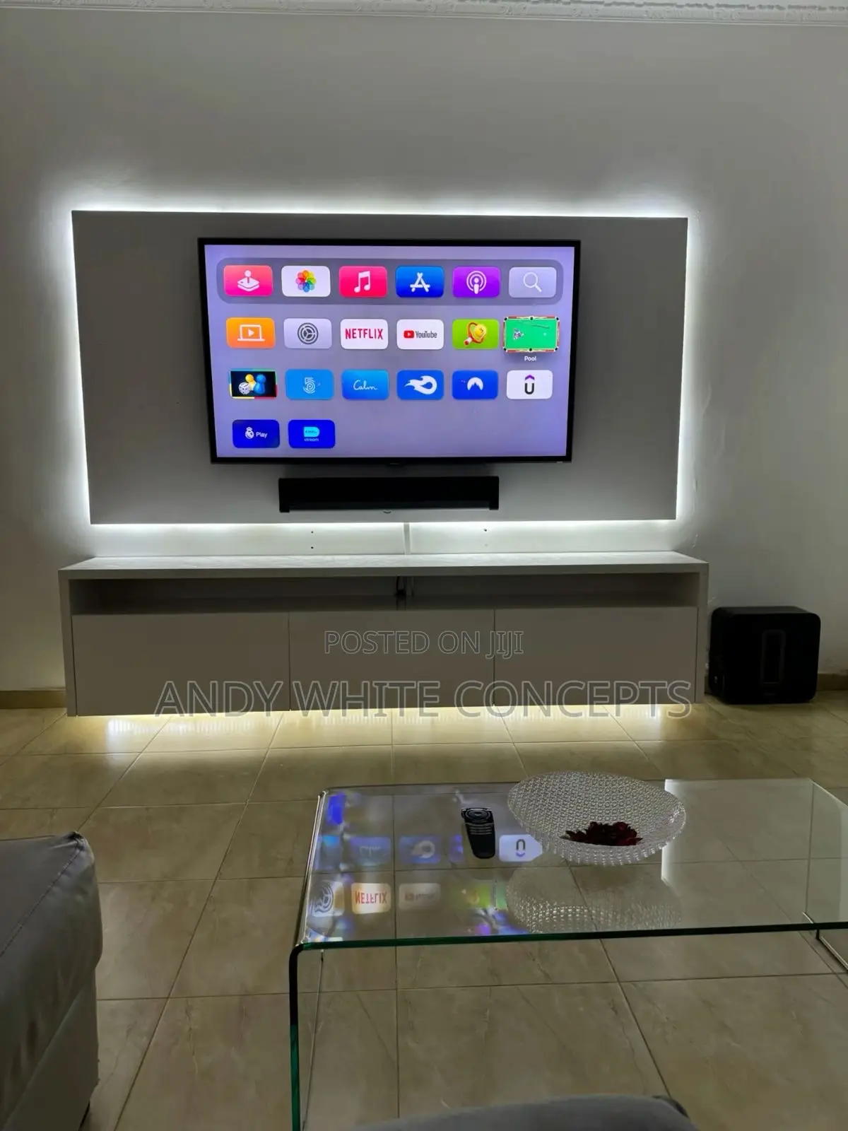 Tv Console Installation
