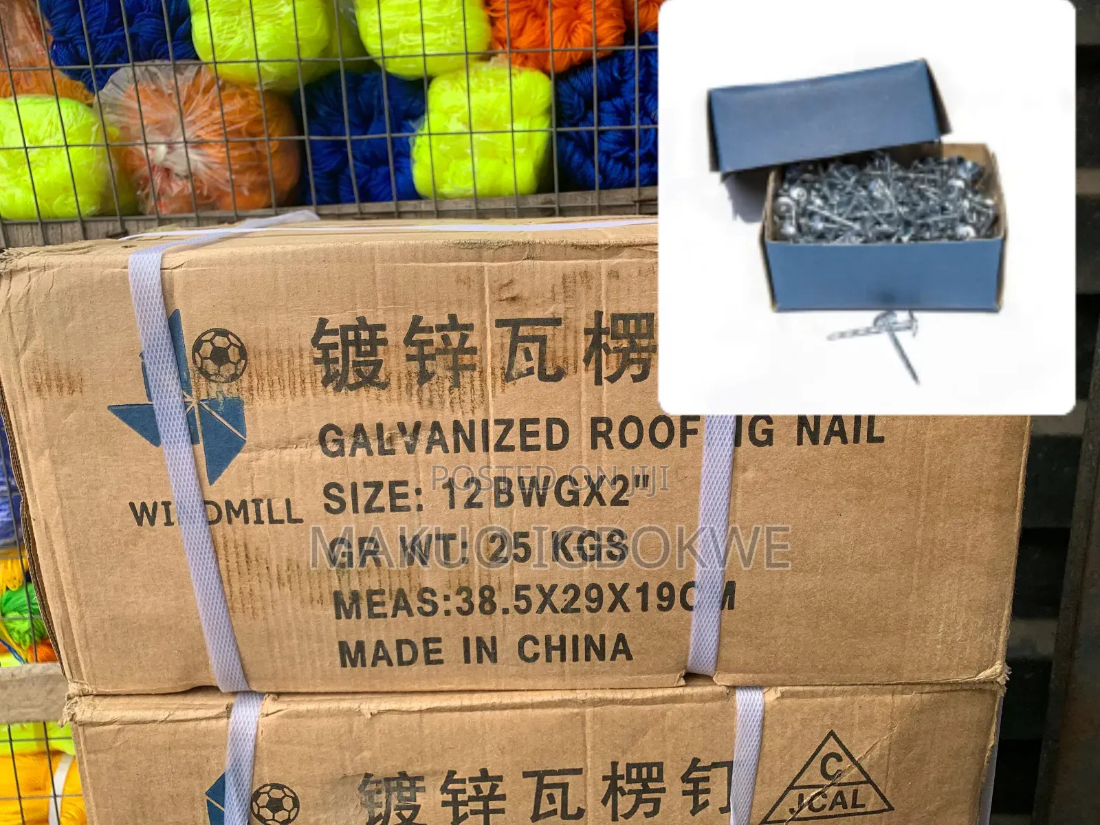 Roofing Nails 2inches [ 8pckts in a Carton]