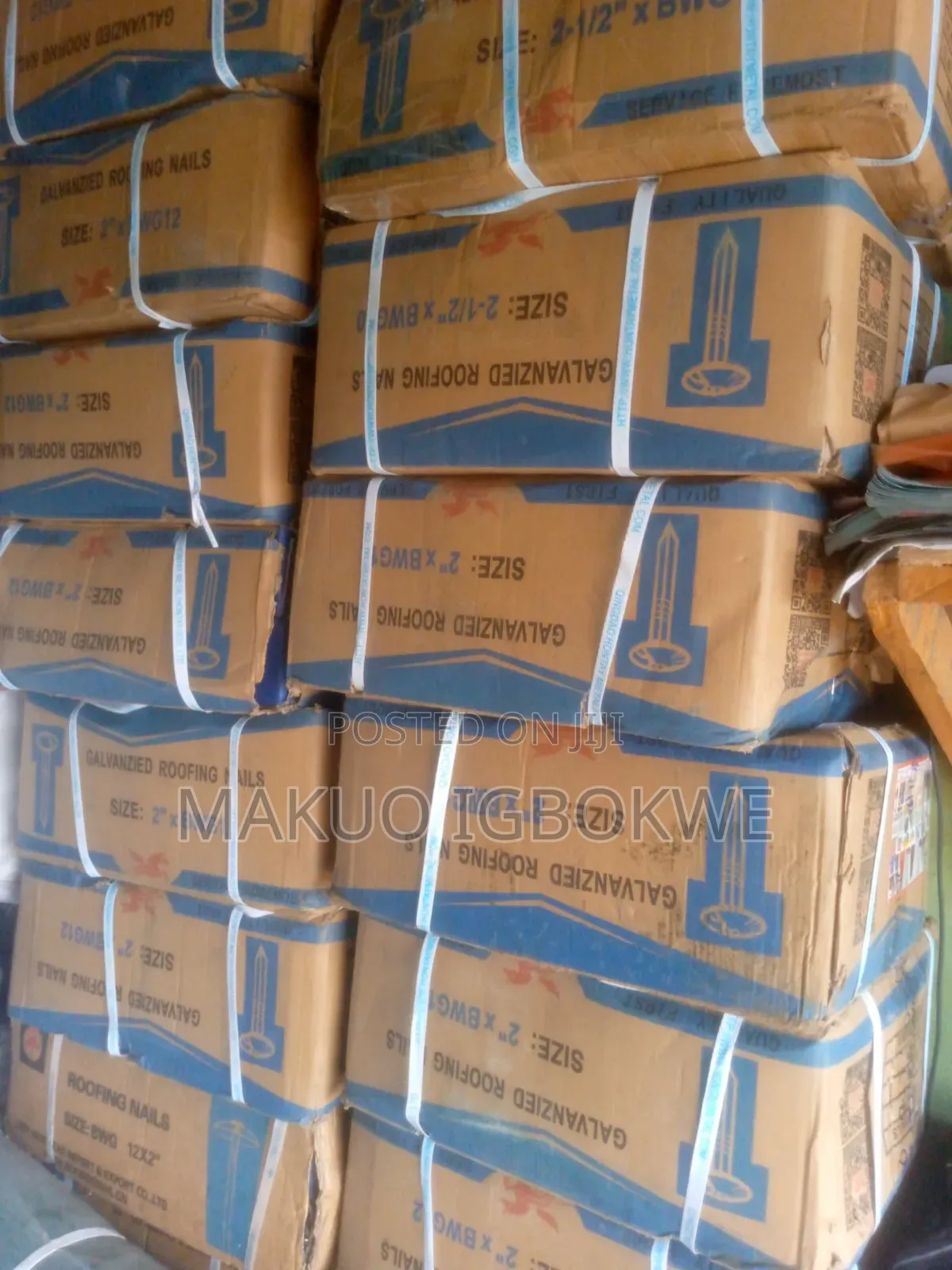 Roofing Nails 2inches [ 8pckts in a Carton]