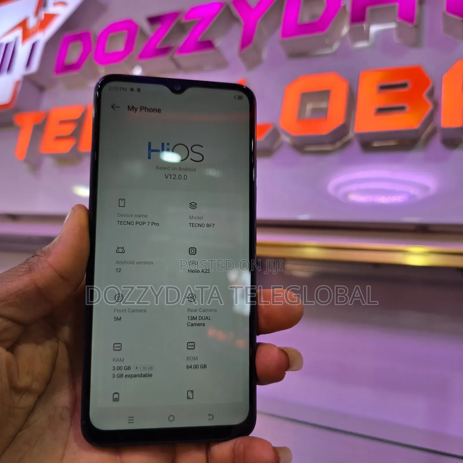 Tecno Pop 7 Pro 64 GB Black