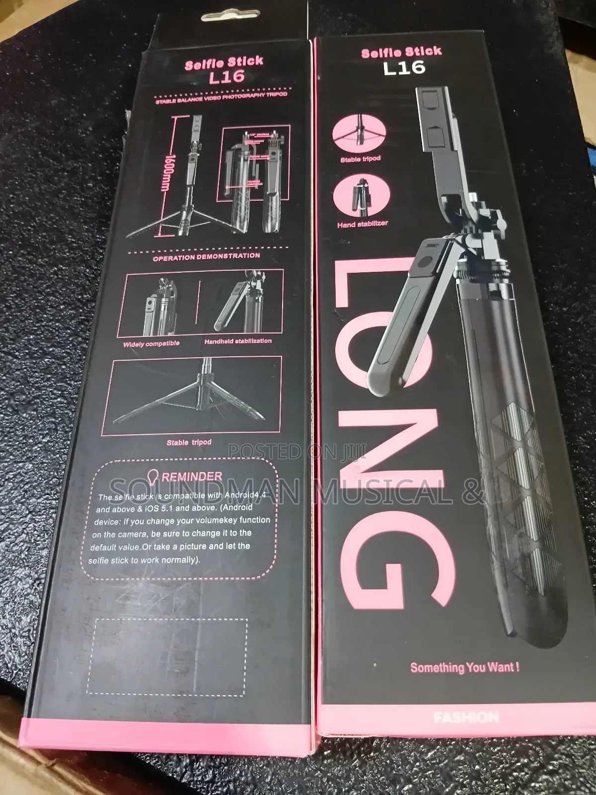 L16 Long Tripod Stand Selfie Stick ( for Content Creators)