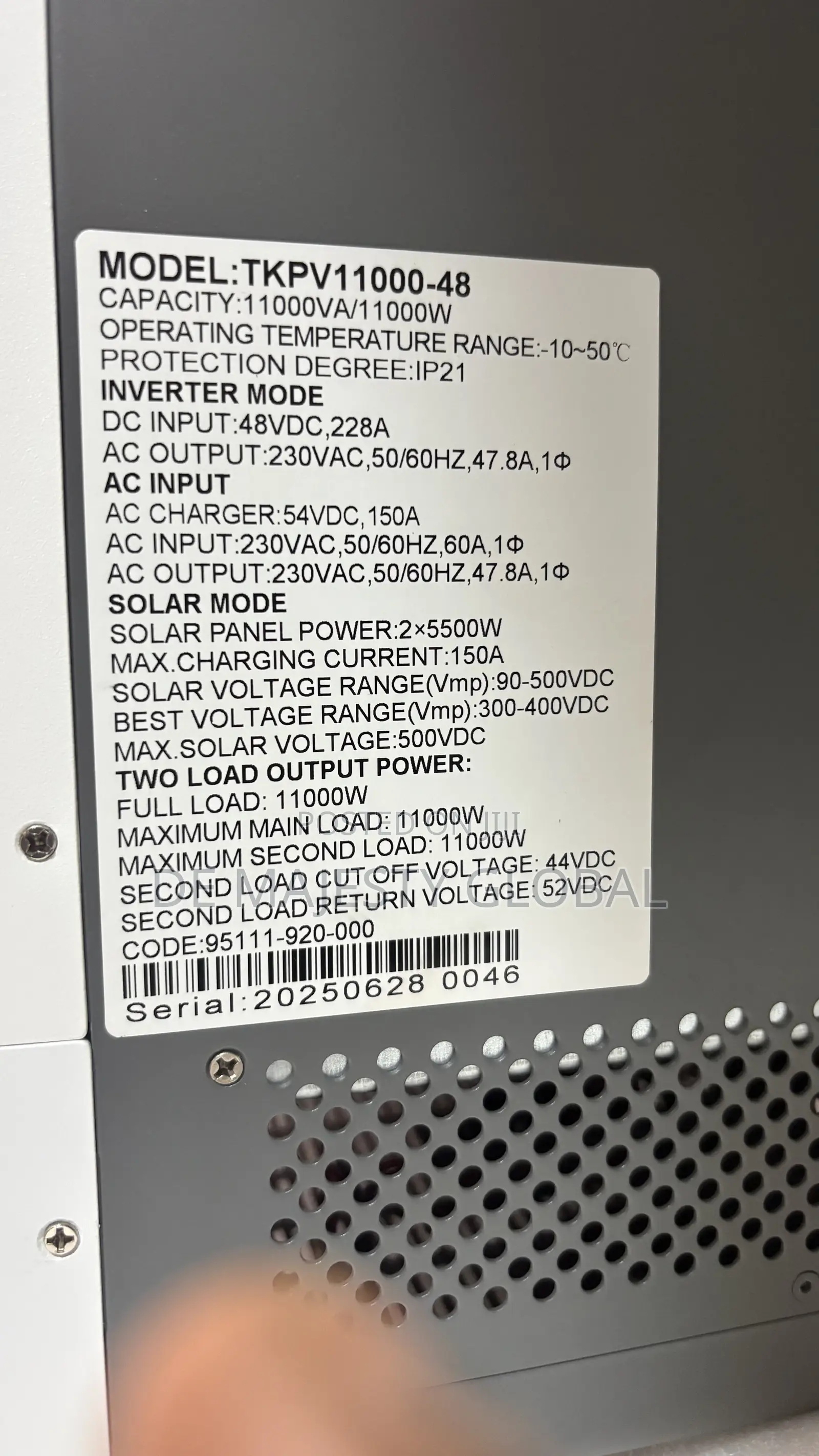 11kw Taico Inverter