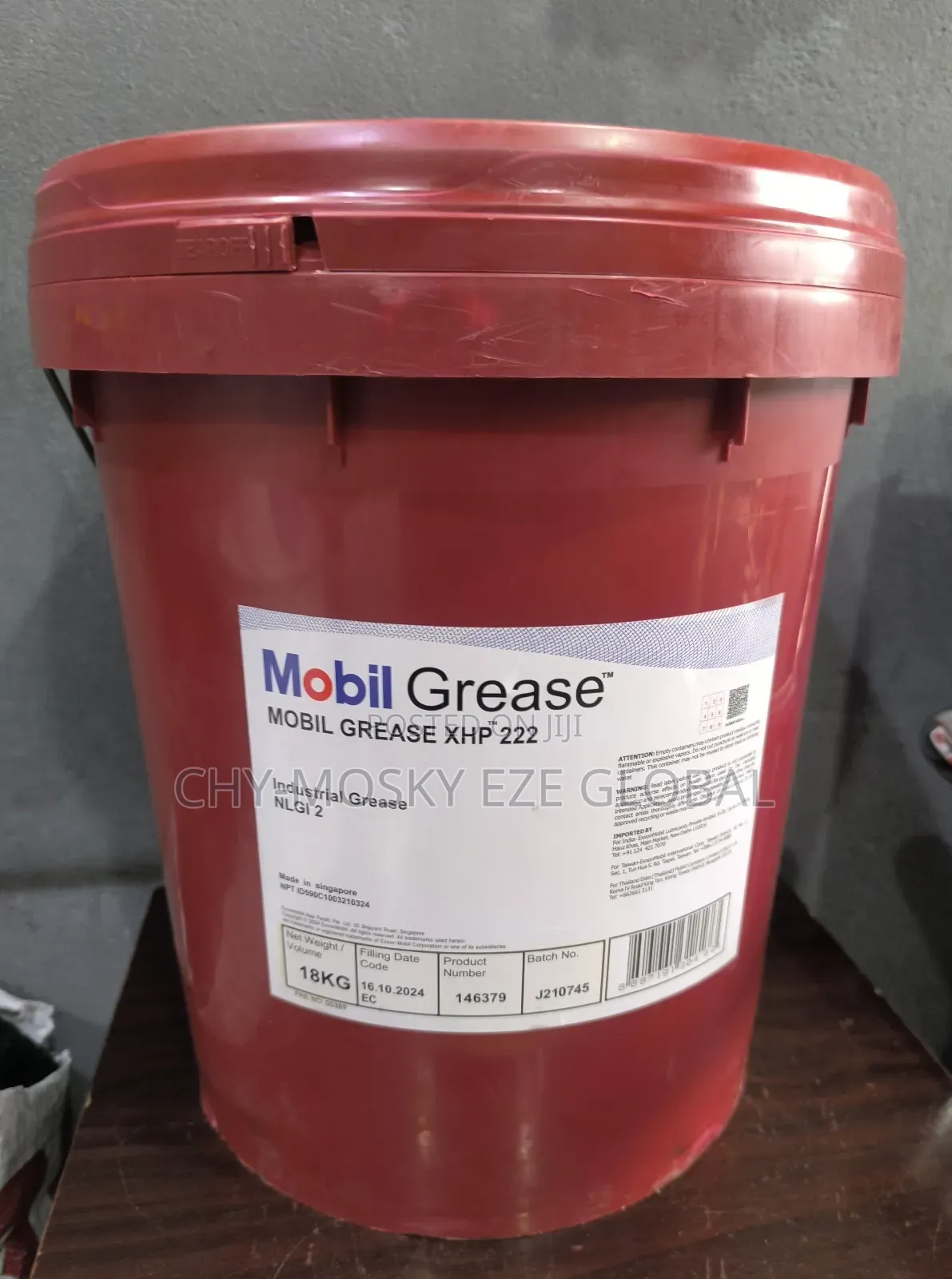Mobil Grease XHP 222 Lithium-Compleex Grease Nlgi 2 (20ltr/Pail)