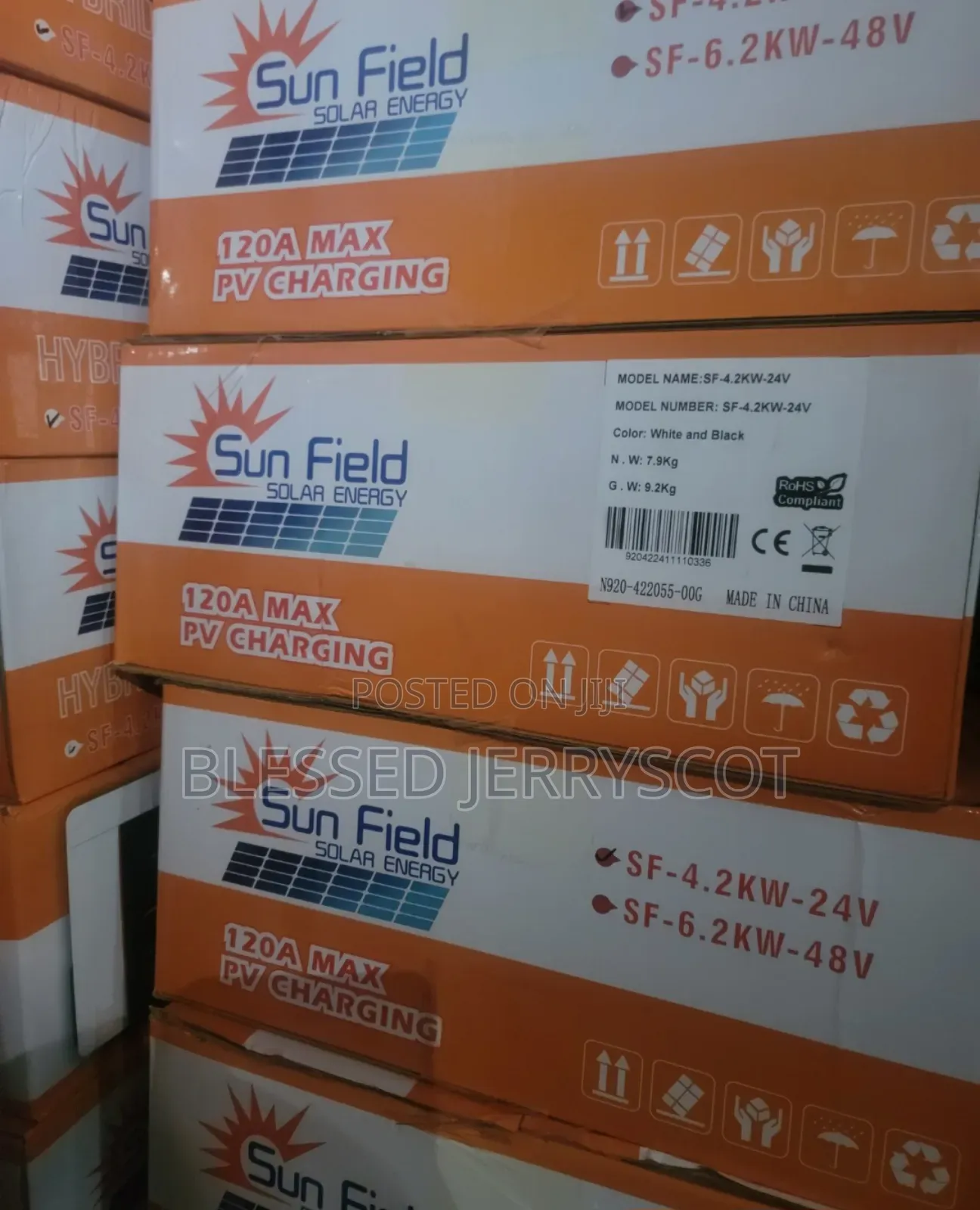 Sunfield 4.2kva 24v Hybrid Solar Inverters Available In Stock.