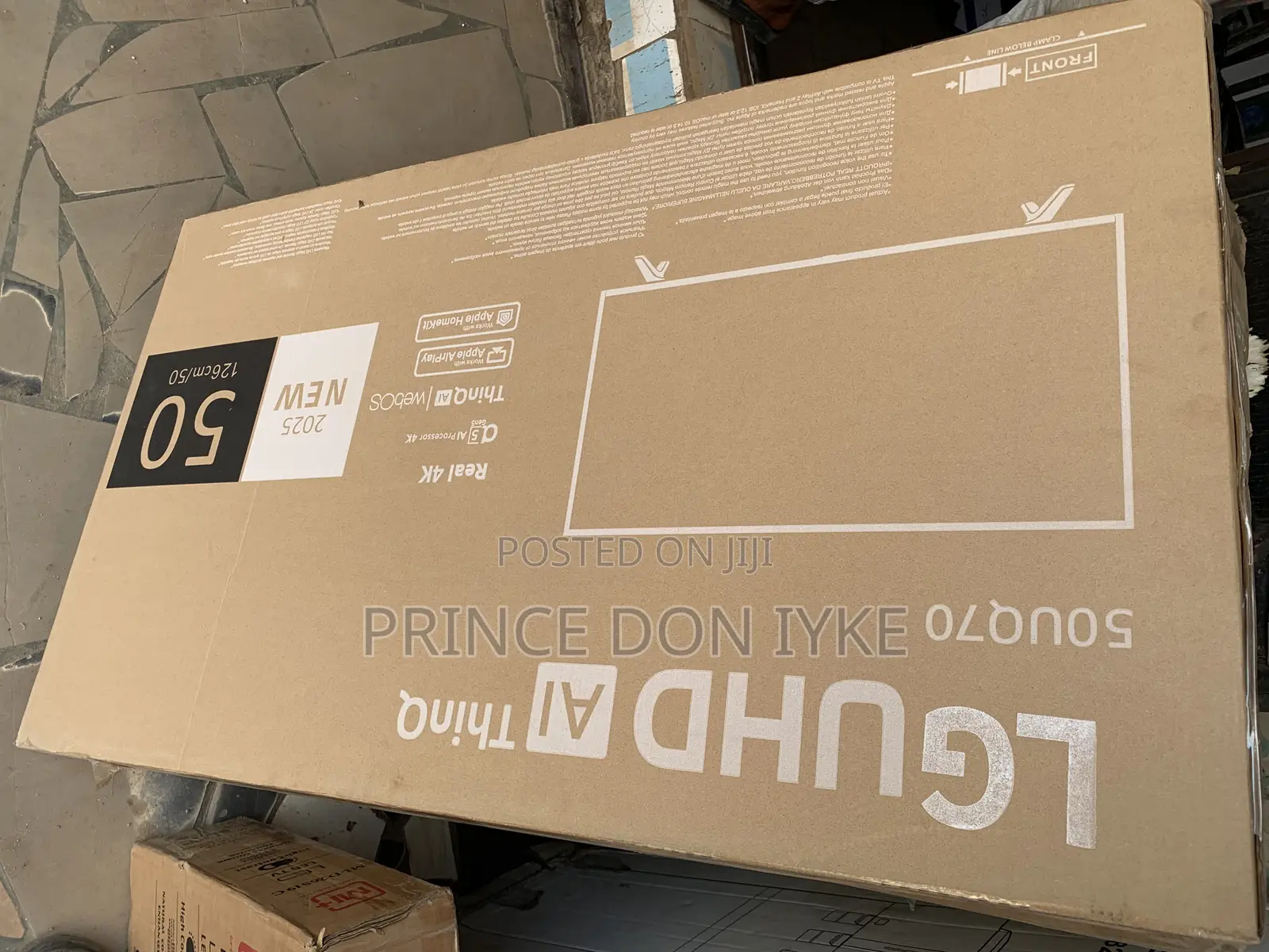 Original LG 50 Inches Smart TV Frameless With 1year Warranty