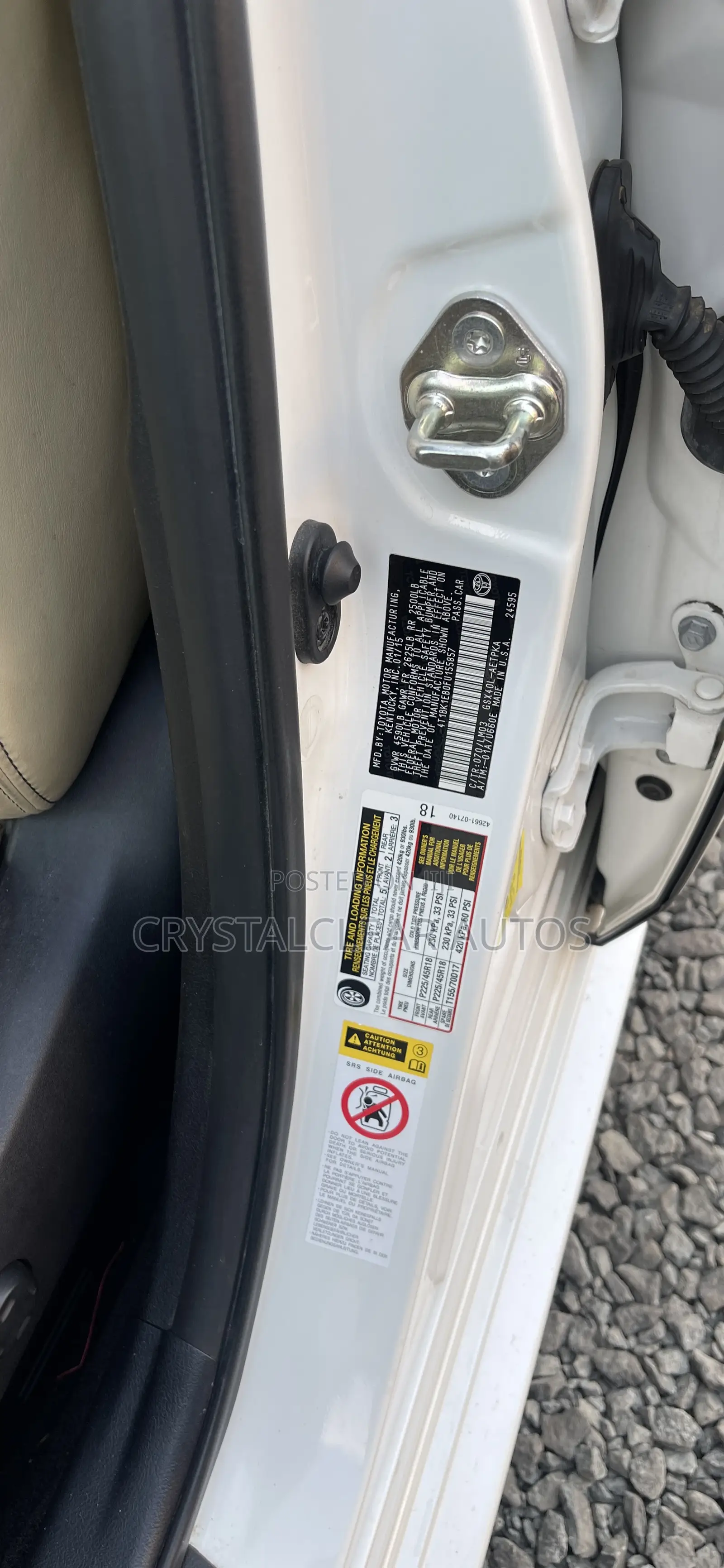 Toyota Avalon 2015 White