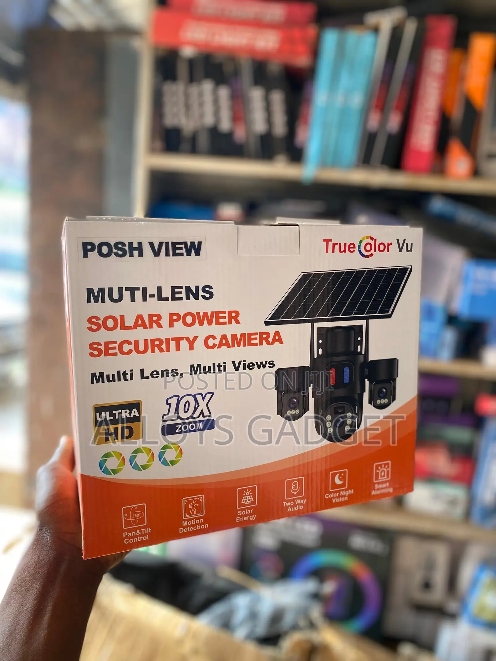 Multi Lens Solar Security Camera