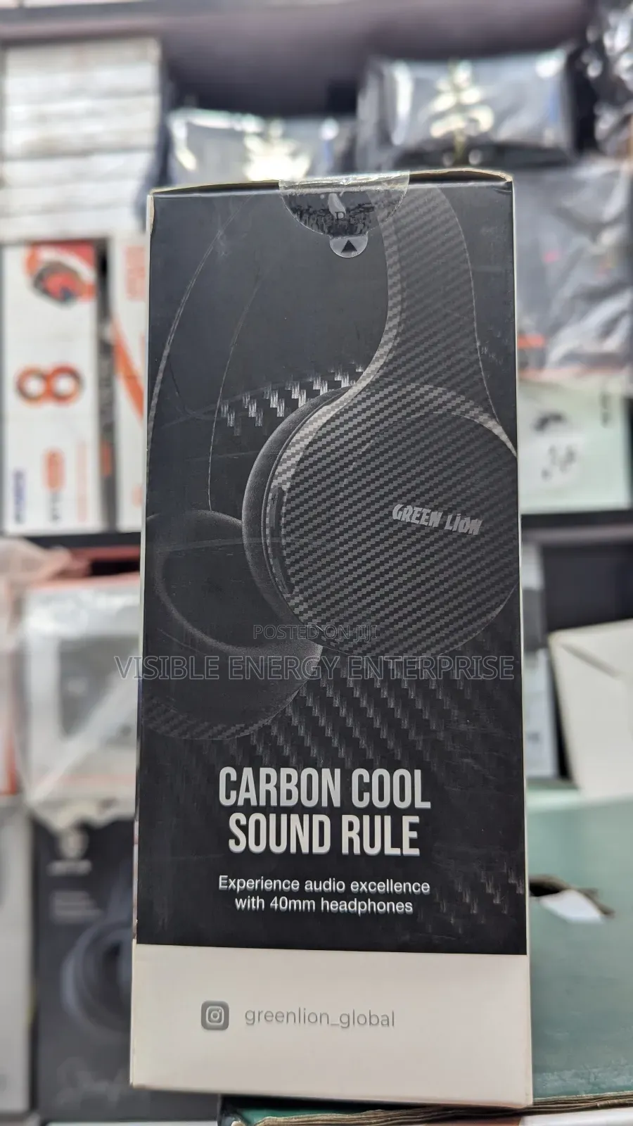 Green Lion Carbon Beat Headphone.