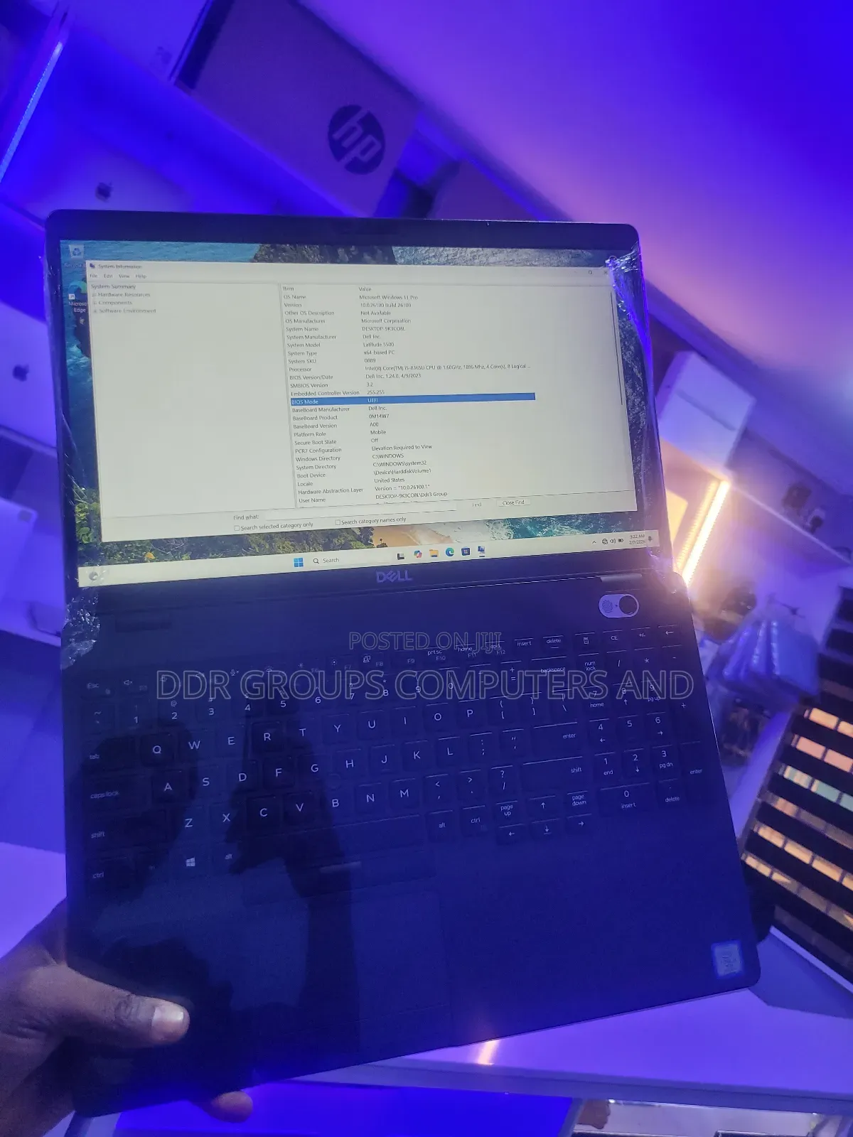 Laptop Dell Latitude 5501 8GB Intel Core I5 SSD 256GB