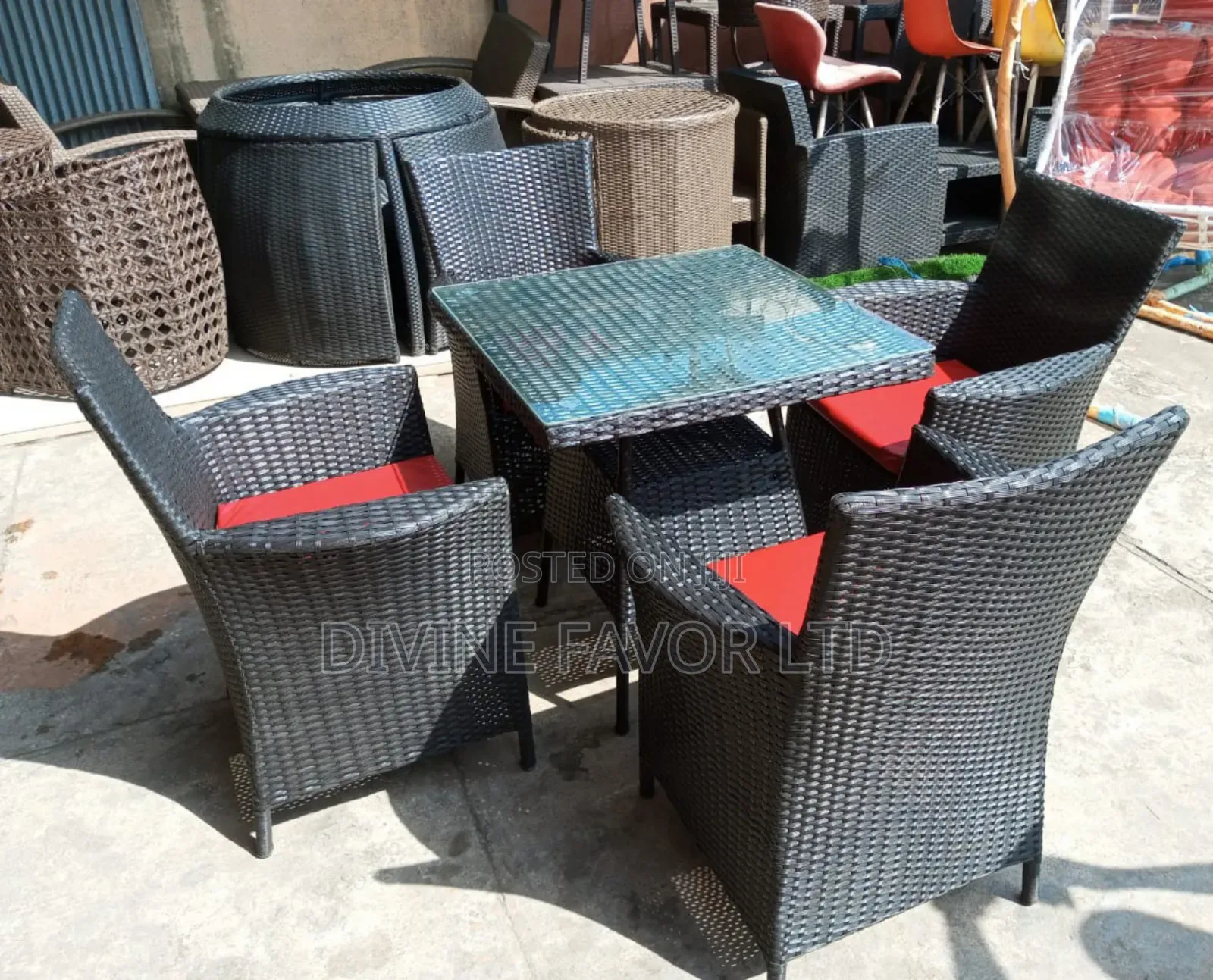 Outdoor Rattan Set (Big Boys)