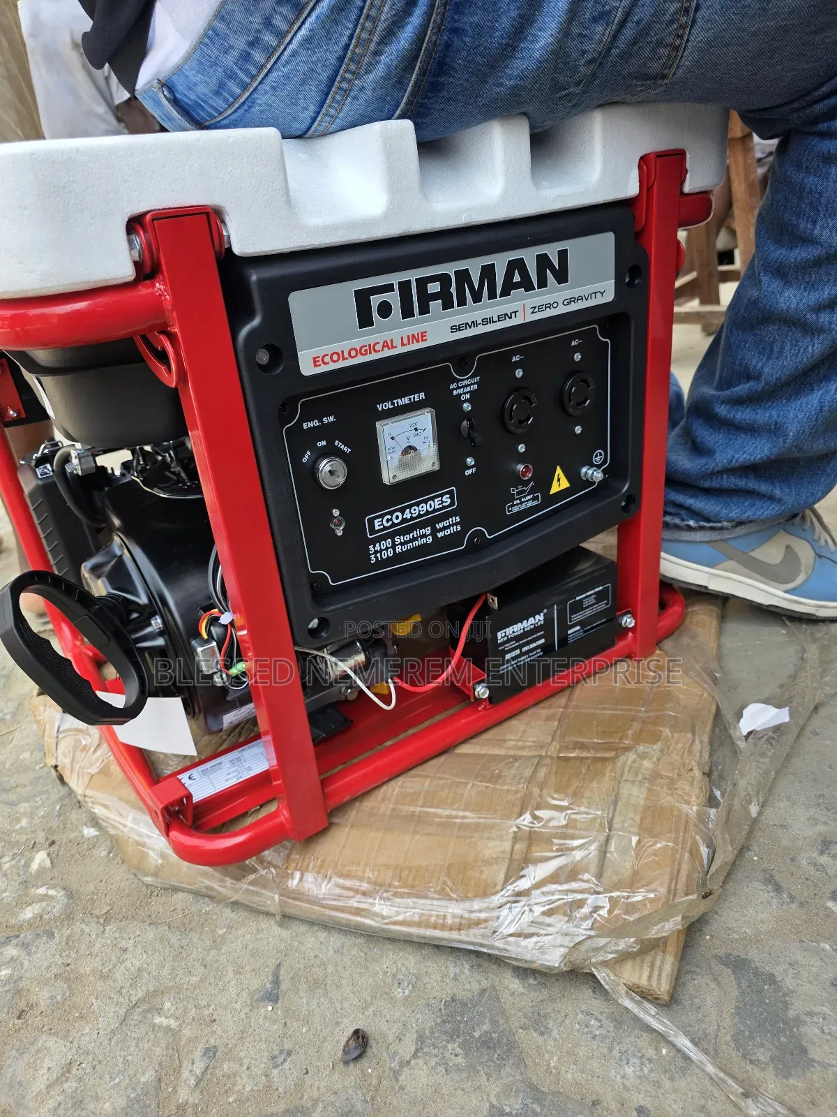 <<>>4.5kva Firman Petrol Gen Model Eco4990e2 100%Copper Coil
