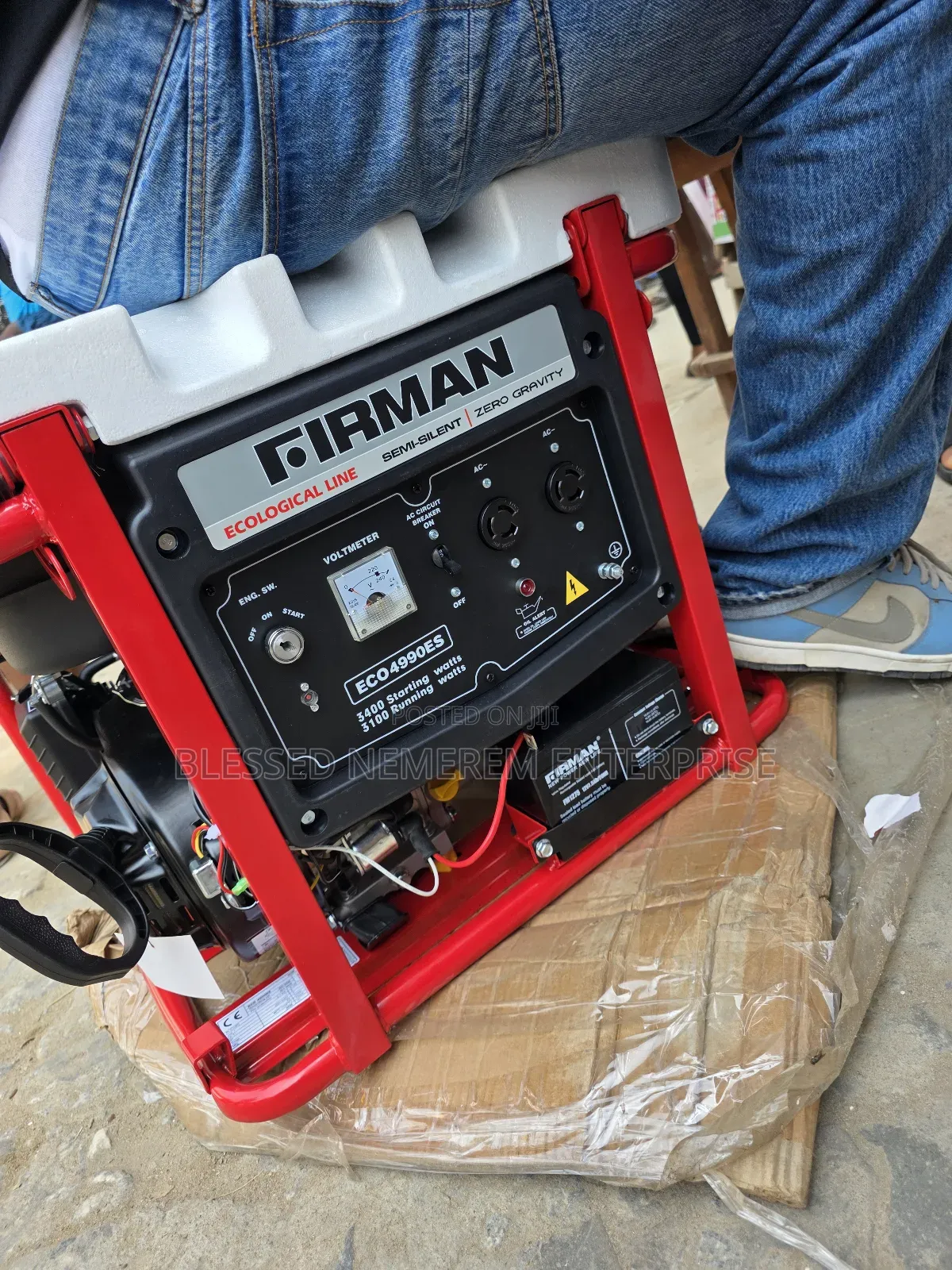 (4.5.K.V.A Firman Petrol Generator Model Eco4990e2 100%Copper Coil)