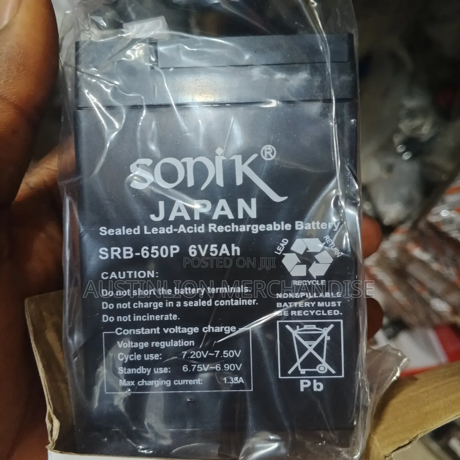 Sealed-Lead Acid Rechargeable Battery