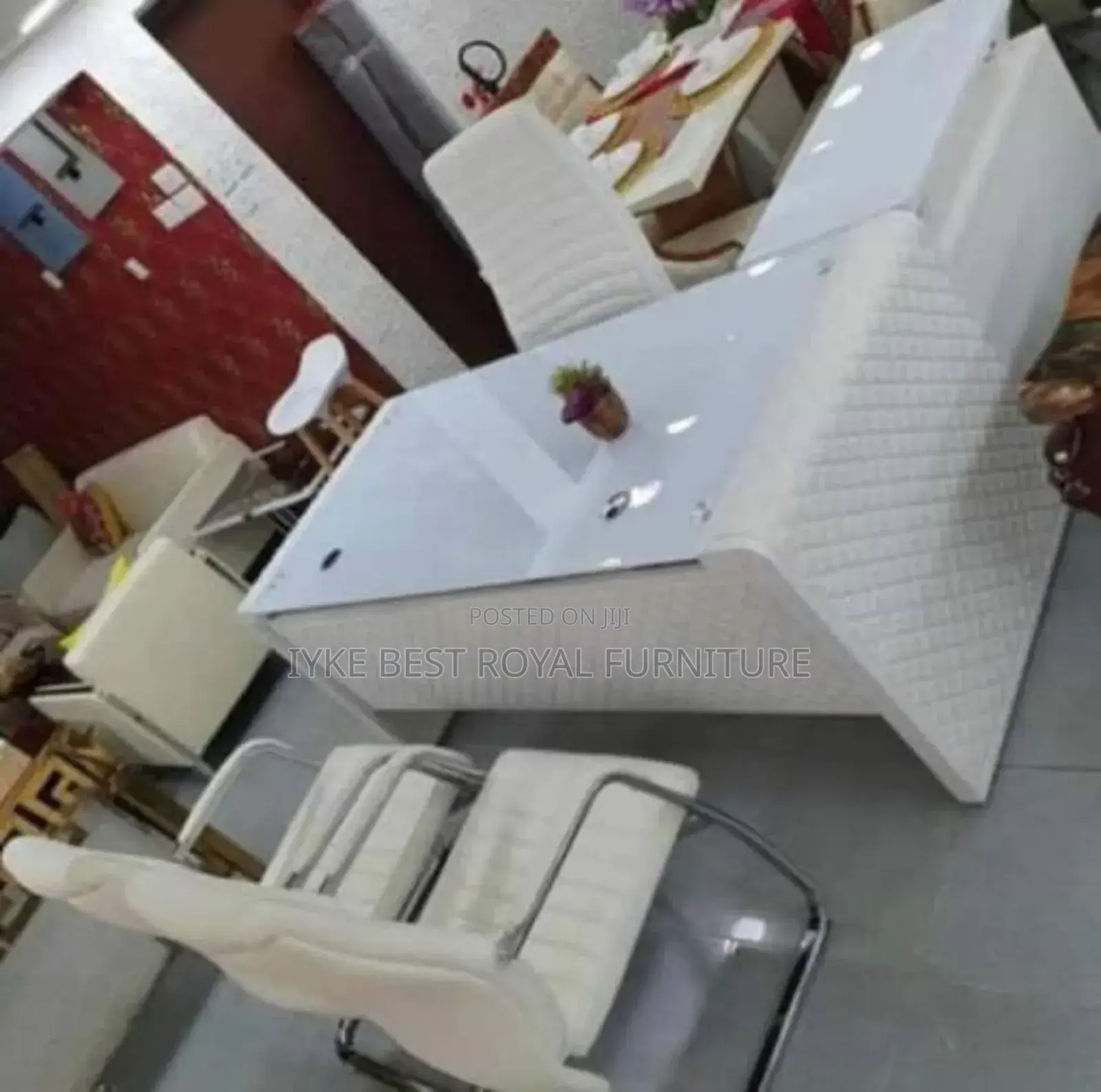 1.6miter Office Executive Tables With Extension and Mobile Drawers