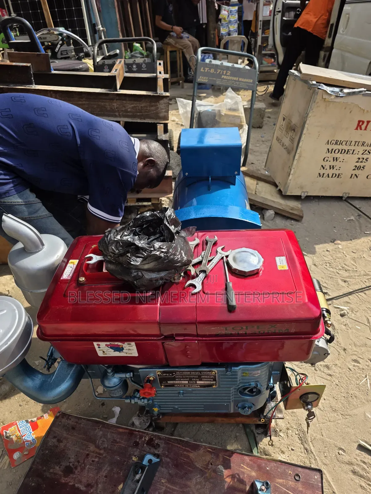 1130 Engine With 30kva Alternator Coil 100%Copper Coil
