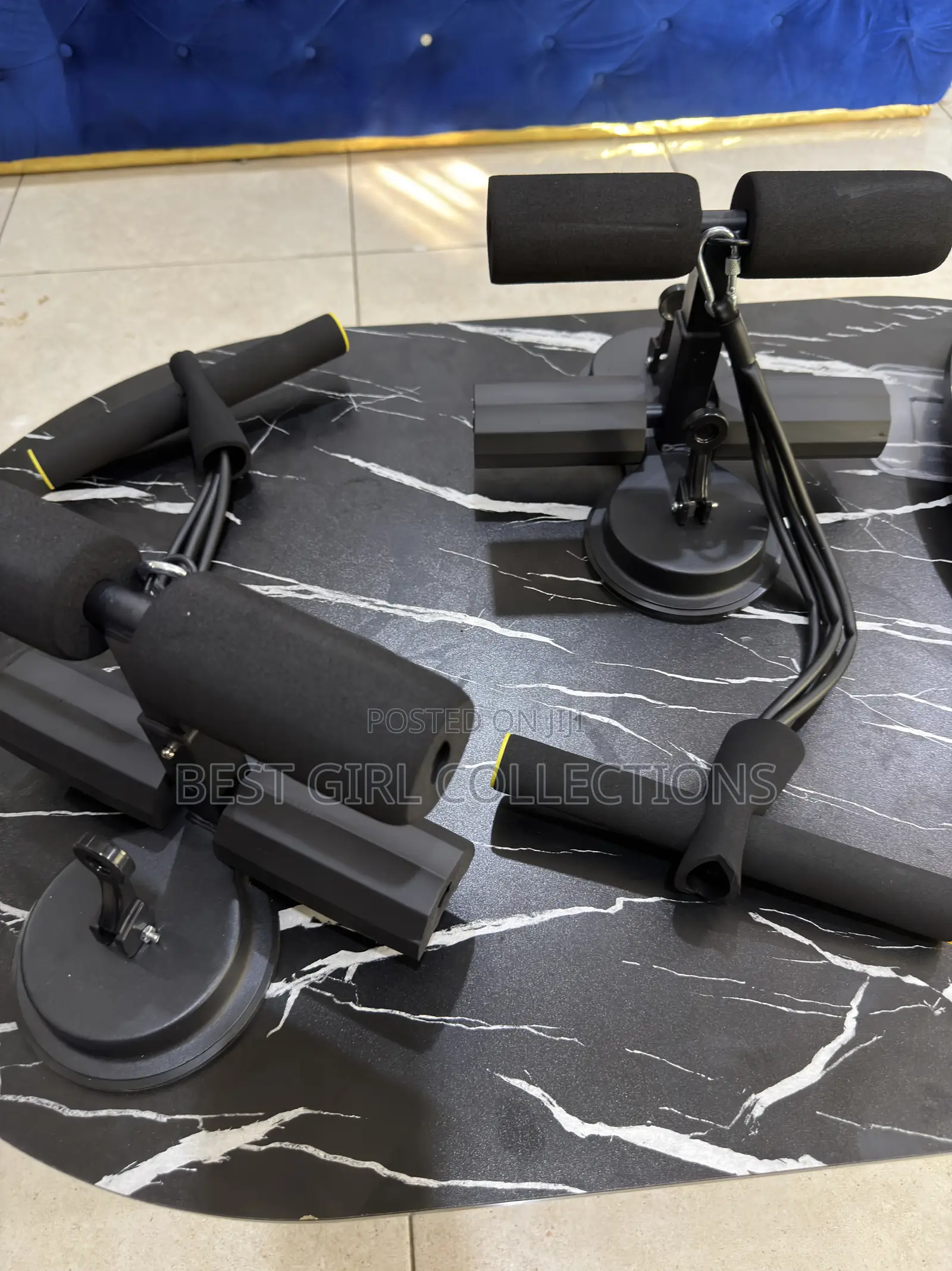 Double Suction Sit Up Bar With Rope