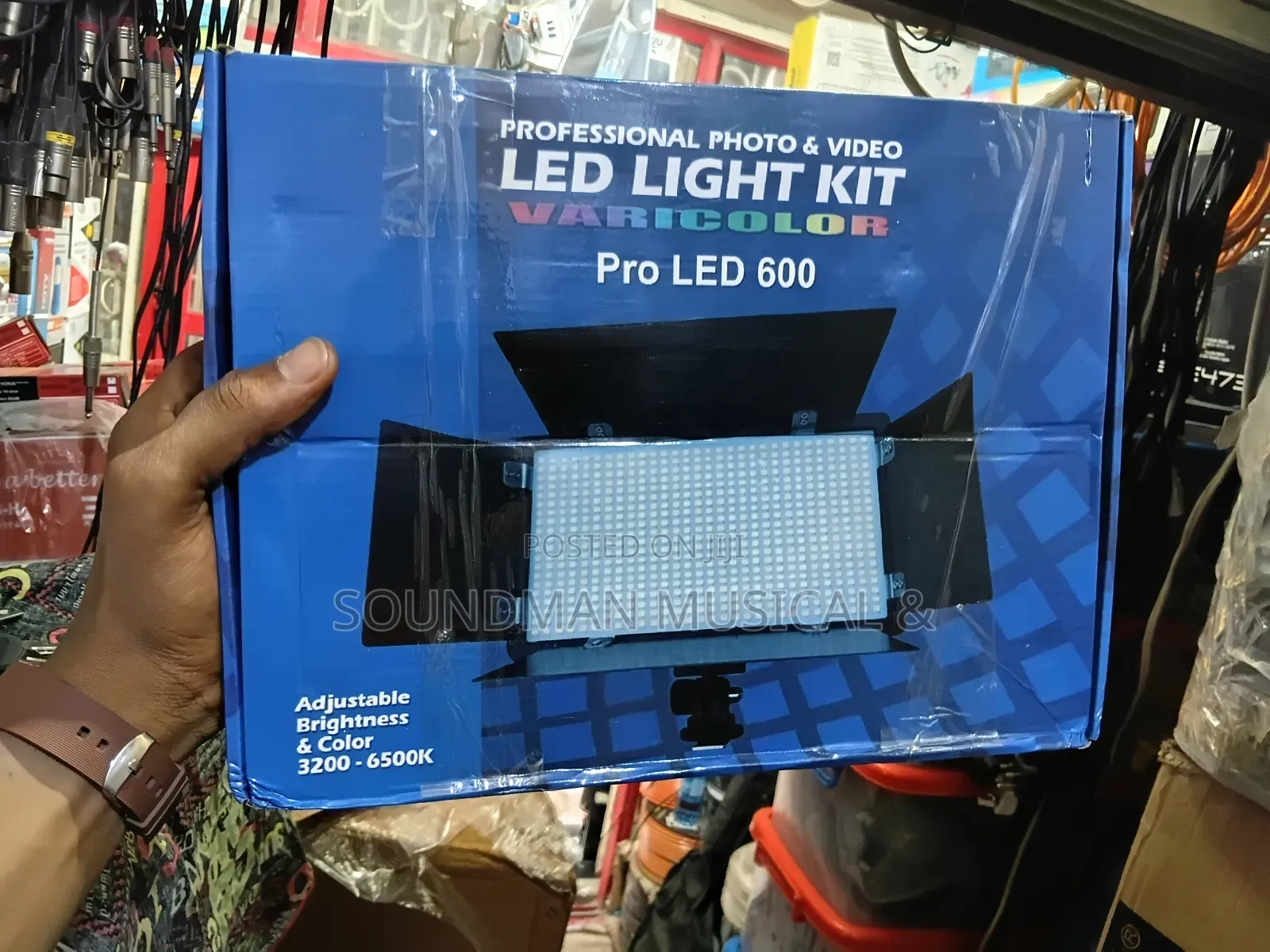 Professional Led Light Kit Pro 600 With Tripod Stand for Content