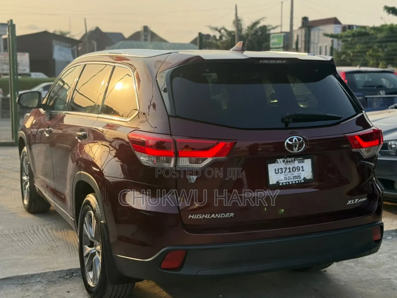 Toyota Highlander XLE 4dr SUV (3.5L 6cyl 6A) 2015 Red