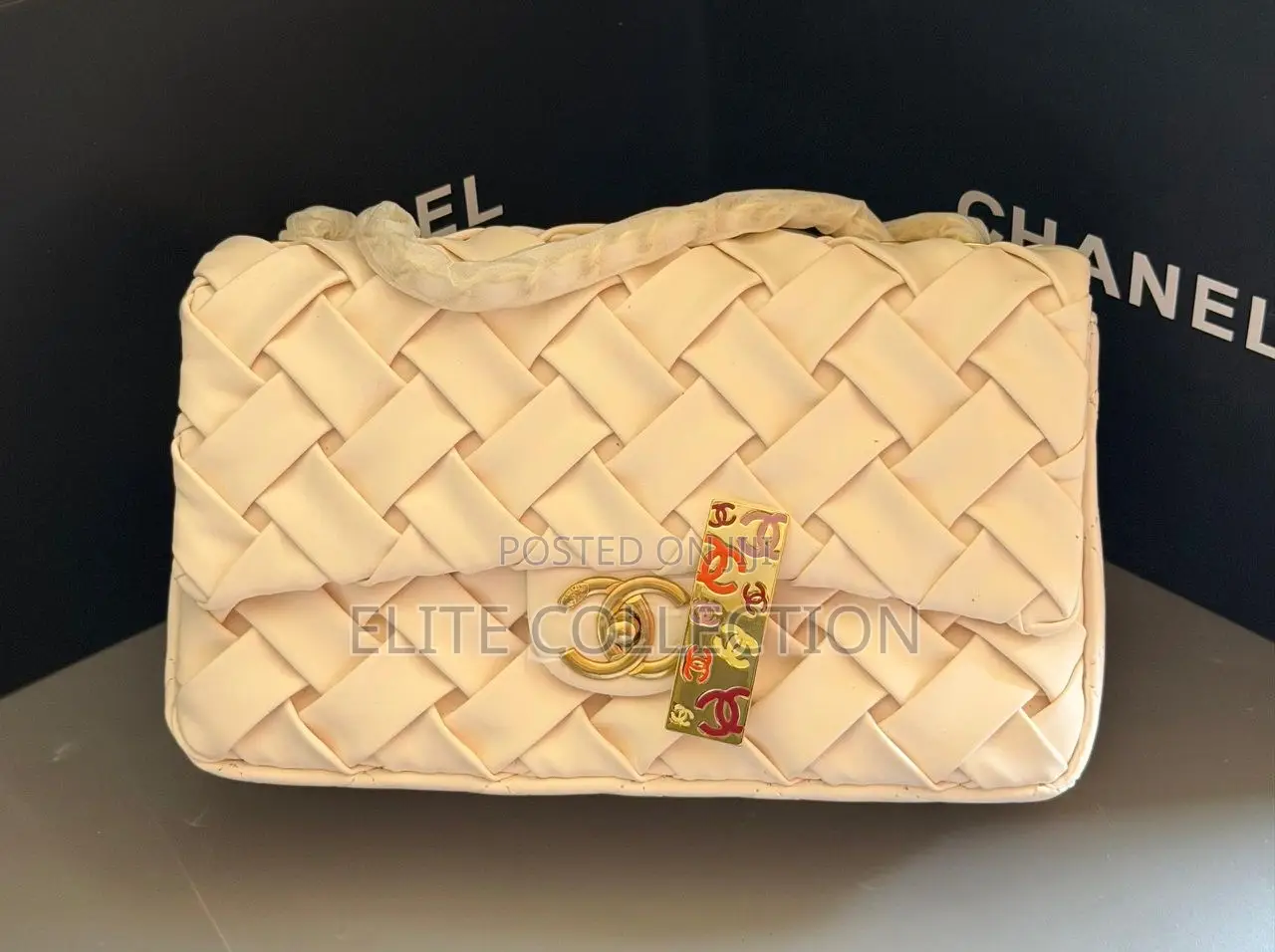 Luxury Chanel Bag Available in Color Displayed.