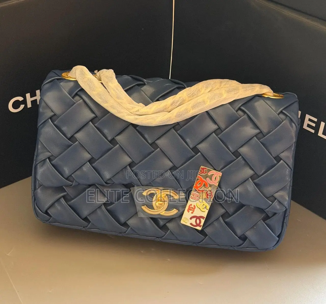 Luxury Chanel Bag Available in Color Displayed.