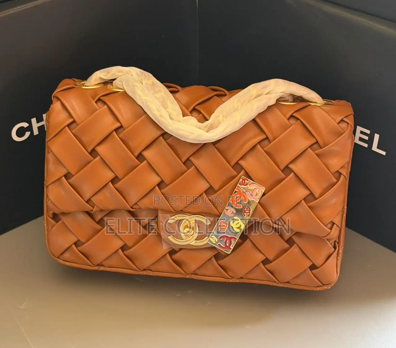 Luxury Chanel Bag Available in Color Displayed.