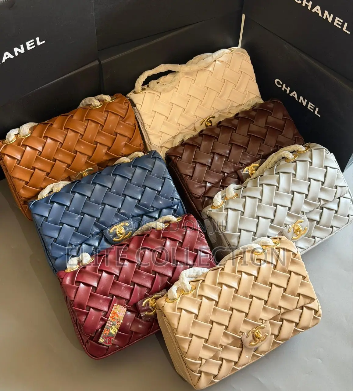 Luxury Chanel Bag Available in Color Displayed.