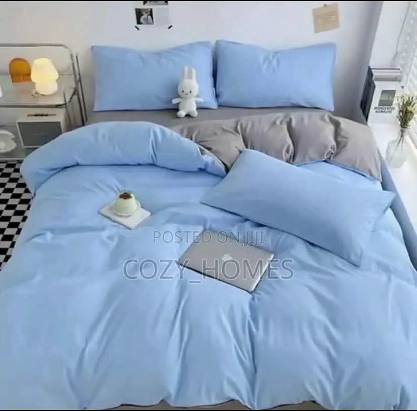 Two-Face Bedsheet and Duvet Set – Any Color Combo Available (6x6)