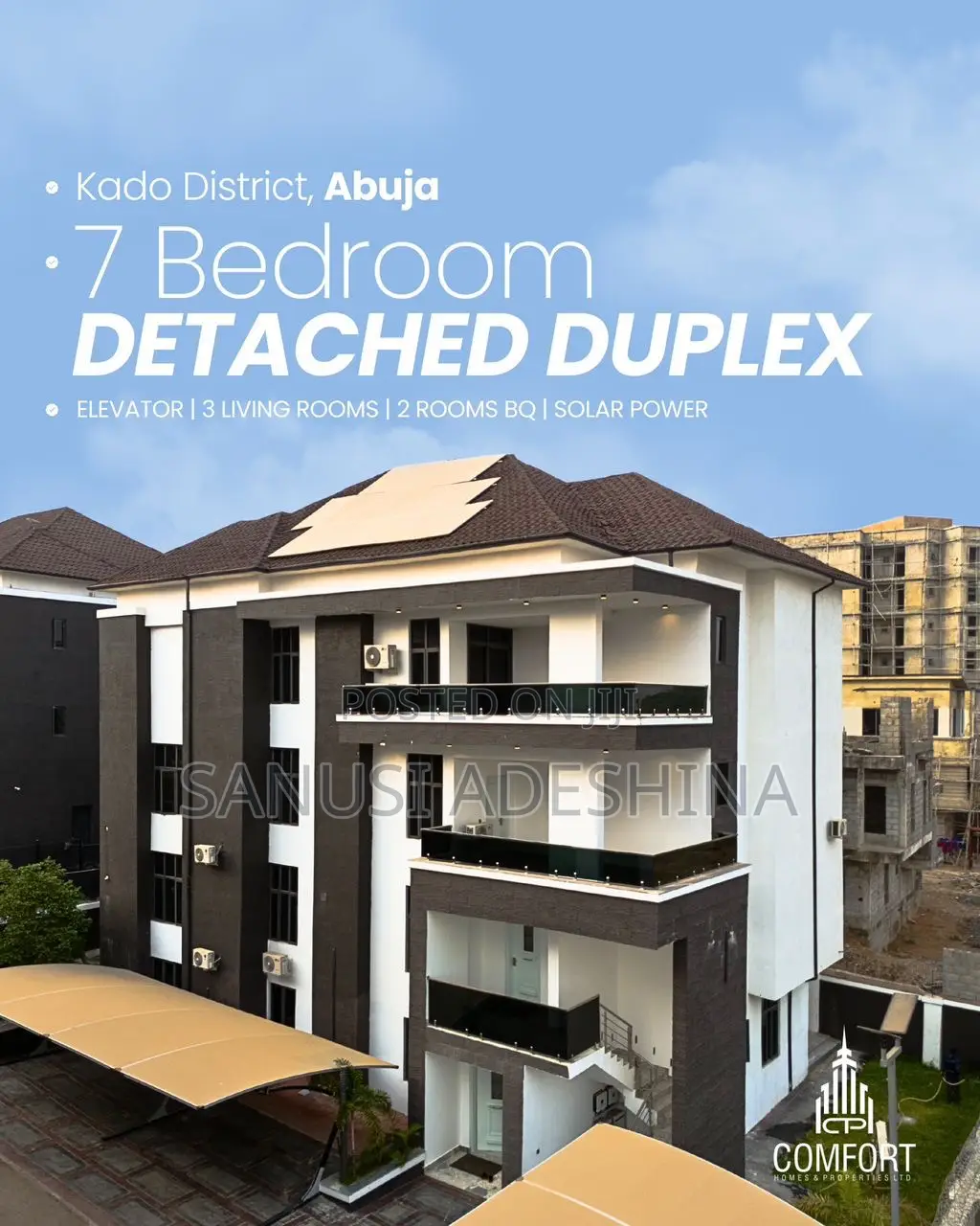 7bdrm Duplex in Kado Phase 2,Few, Dakwo District for sale